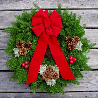 Balsam Christmas Wreaths